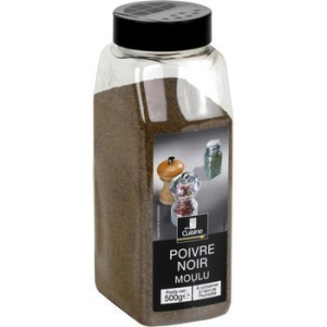 Poivre noir moulu 500 g