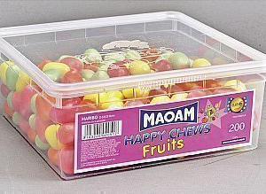 Happy chews fruits – la boîte de 200