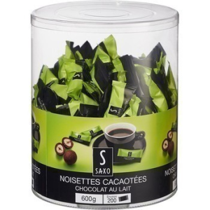Noisettes cacaotées chocolat au lait x200