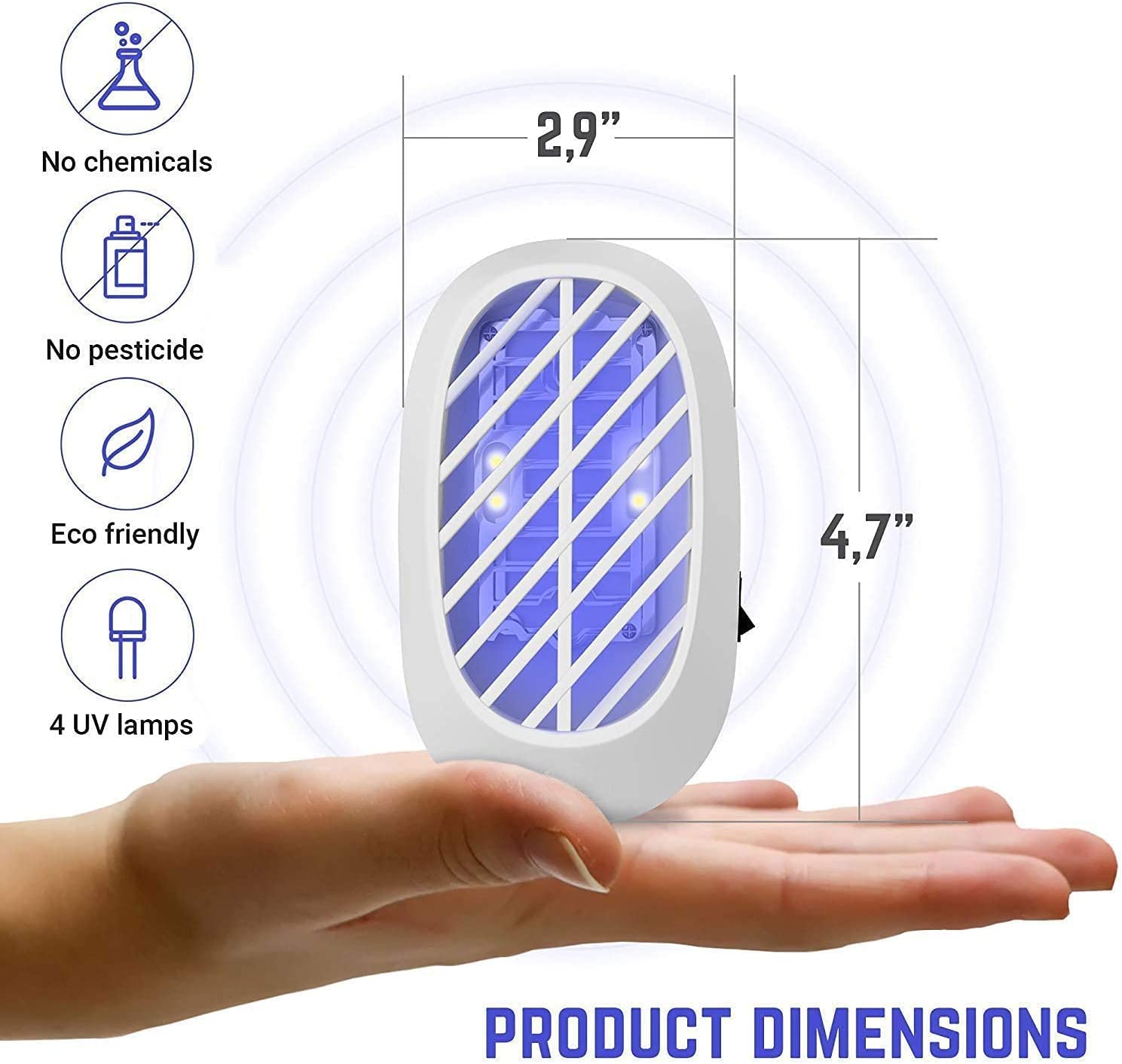 Destructeur d’insectes pour prise électrique – Image 2