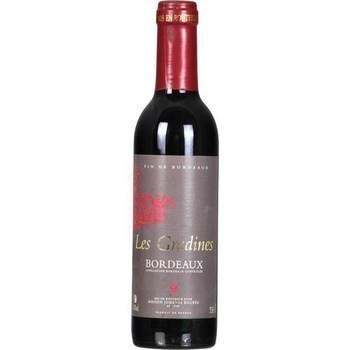 XC ; Bordeaux Les Gradines 14° 37,5 cl