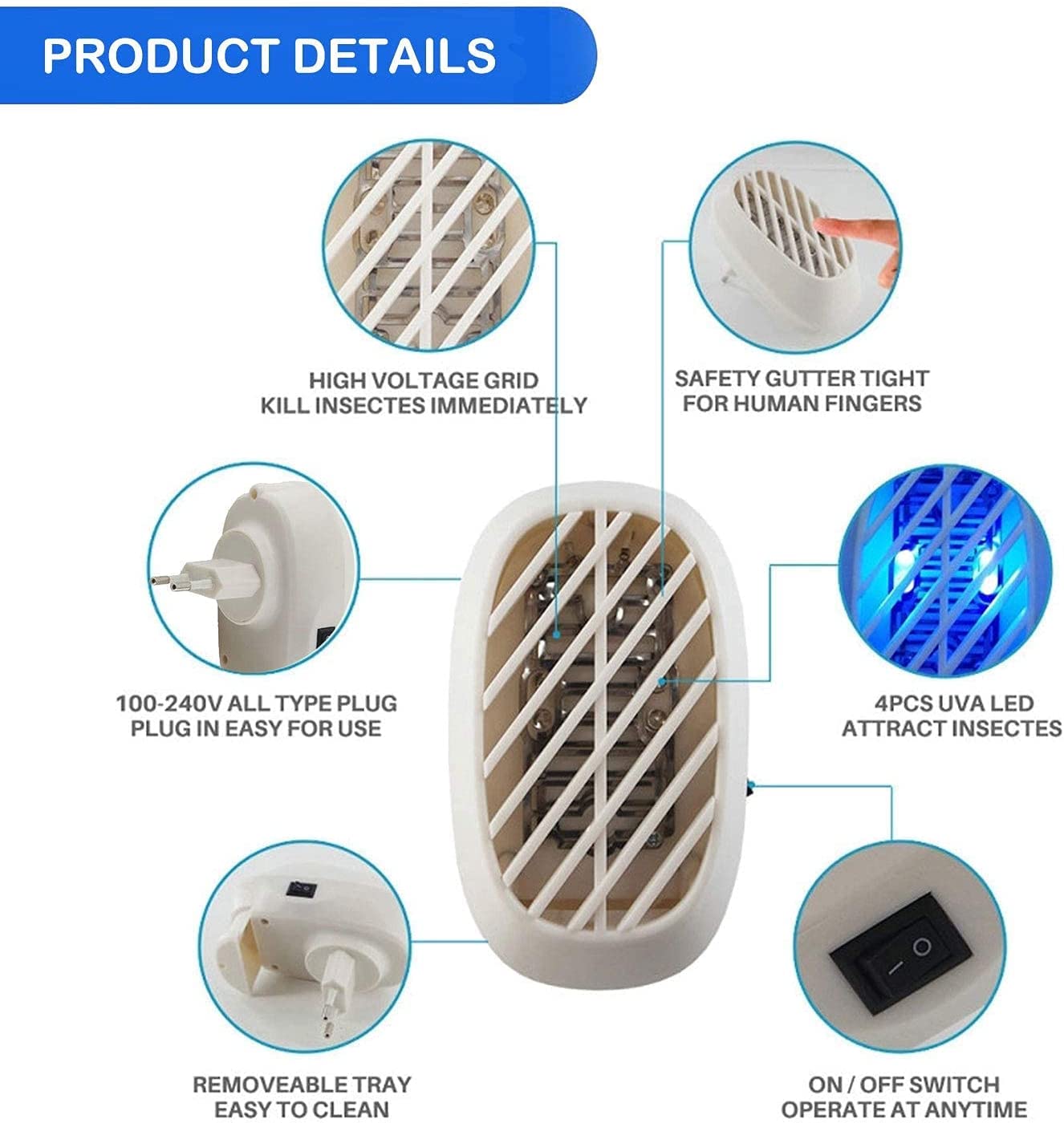 Destructeur d’insectes pour prise électrique – Image 3