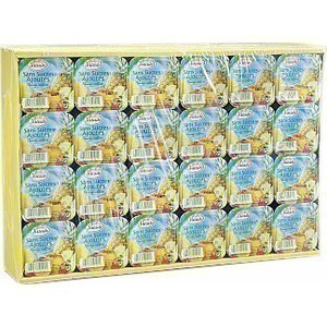 VALADE ; Compote de pomme sans sucres ajoutés – en coupelle de 95 g – la boîte de 48