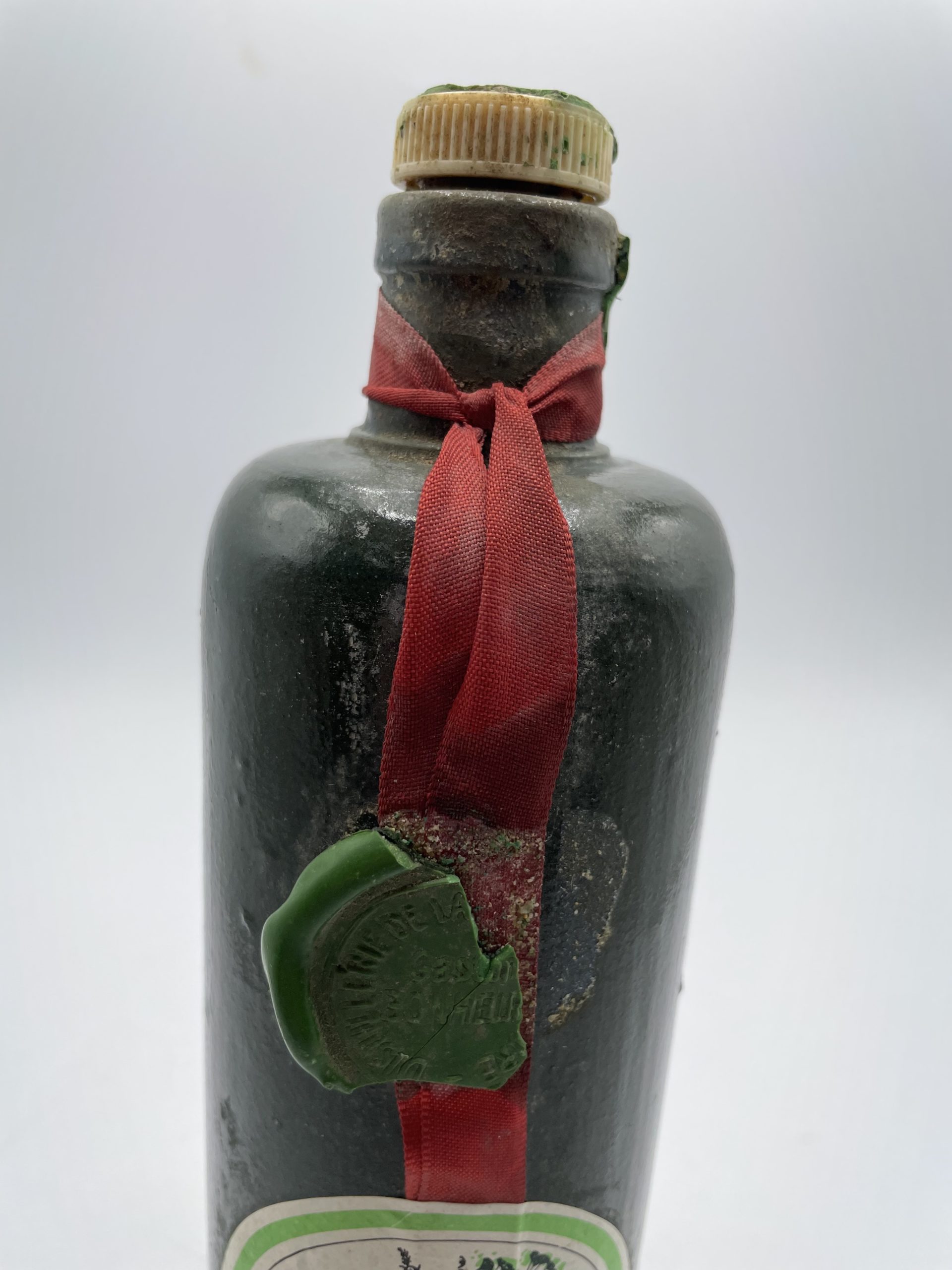 Bouteille pastis vintage en terre cuite Chateau de Floure sélection Gaston Bonheur – Image 5