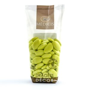 Dragées chocolats 70% anis vert