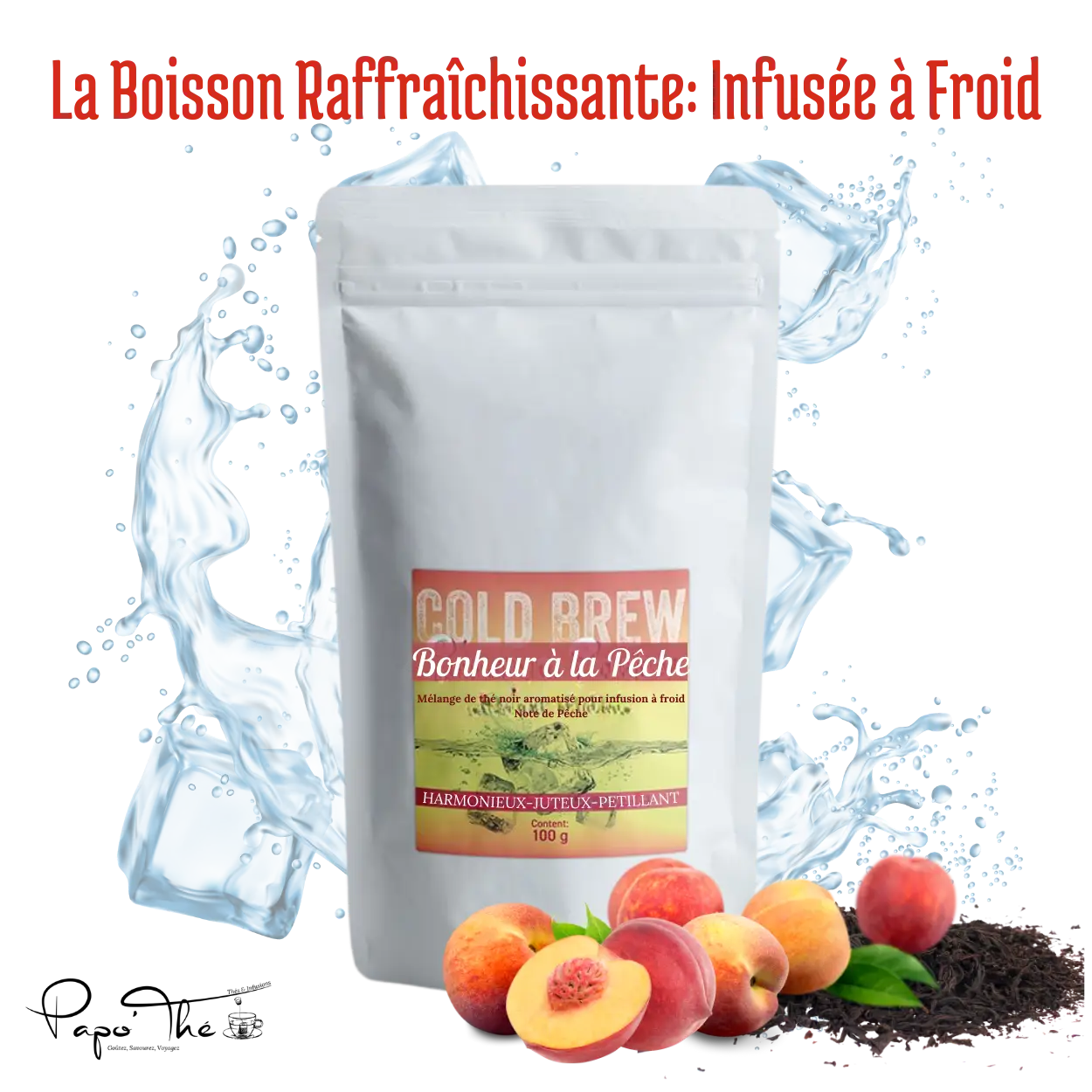 COLD BREW Bonheur à la Pêche 100g