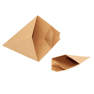 Cornet Frite en carton avec emplacement sauce 165 x 195 mm par 50