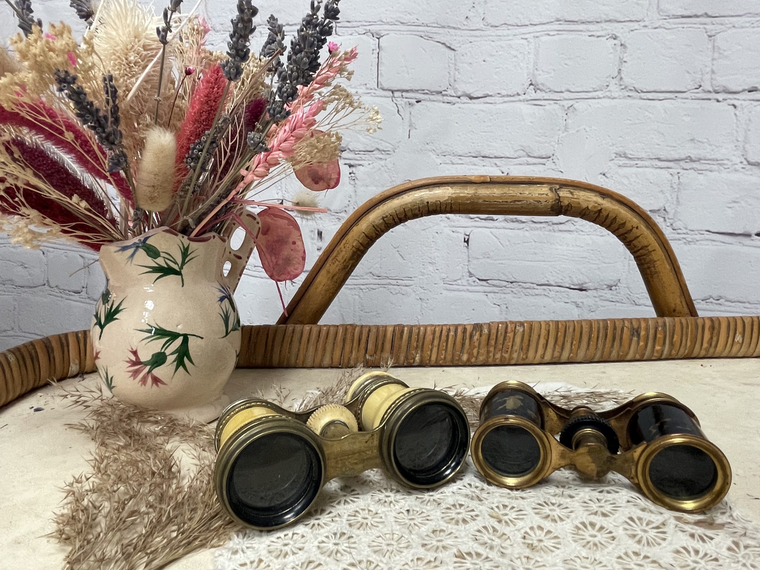 Duo paires de jumelles d’opéra vintage