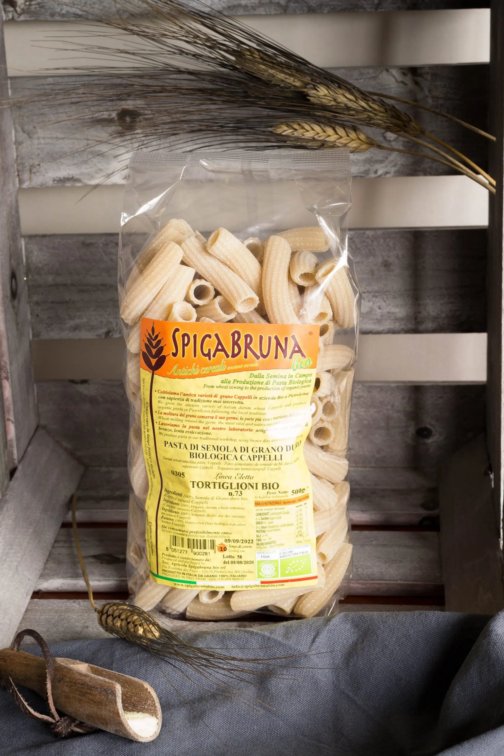 Spigabruna Tortiglioni au blé ancien BIO (500g)