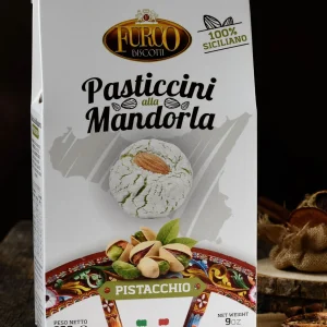 Biscuits Pastine alla mandorla saveur pistache 250g