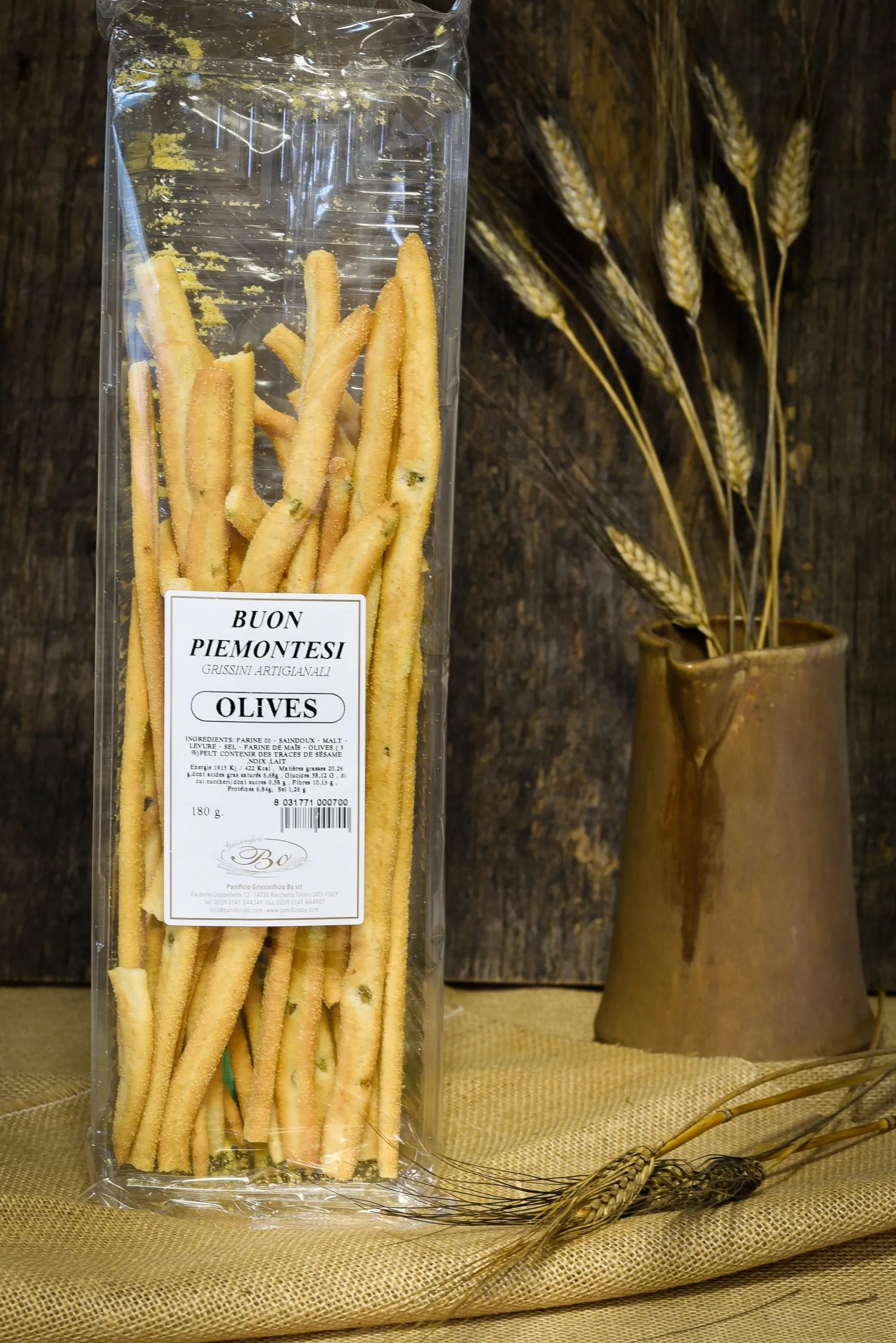 Grissini artisanal “olives” (180g)