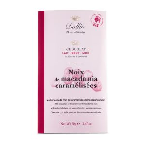 Tablette lait – Noix de macadamia caramélisées