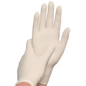 Gants médicaux en latex non stériles poudrés