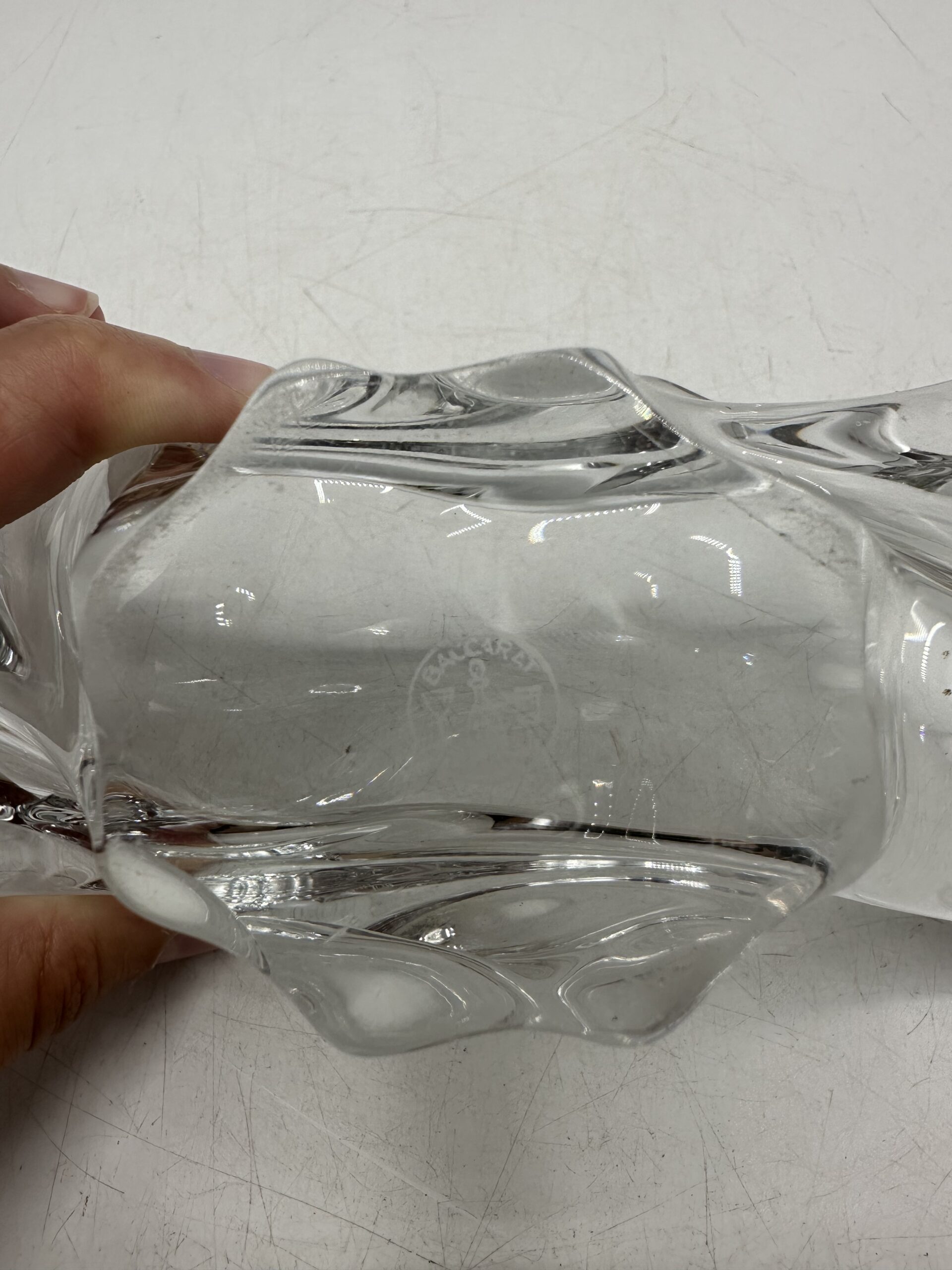 Vide poche cristal de Baccarat vintage – Image 8