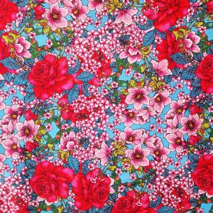 Tissu Odile Bailloeul Le Langage Des Fleurs Sous La Pergola