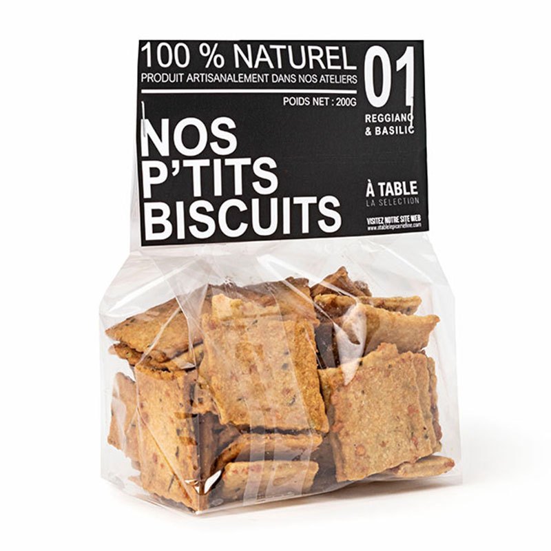 BISCUIT AU REGGIANO & BASILIC
