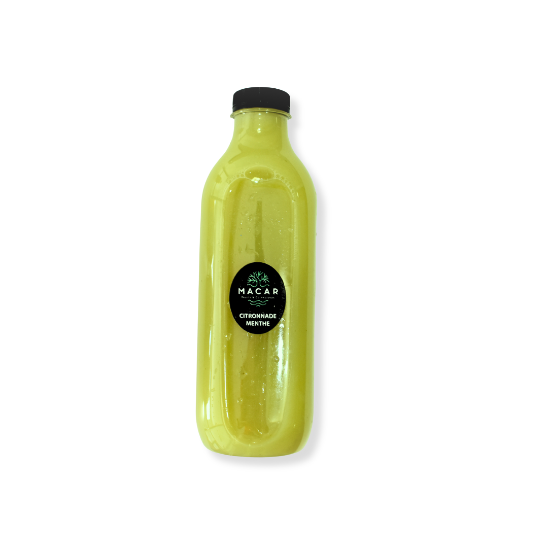 JUS DE FRUIT FRAIS – CITRONNADE MENTHE (1L)