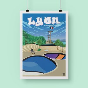 Affiche « Skatepark de Guillotière »