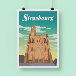 Affiche « Cathédrale Notre-Dame de Strasbourg »