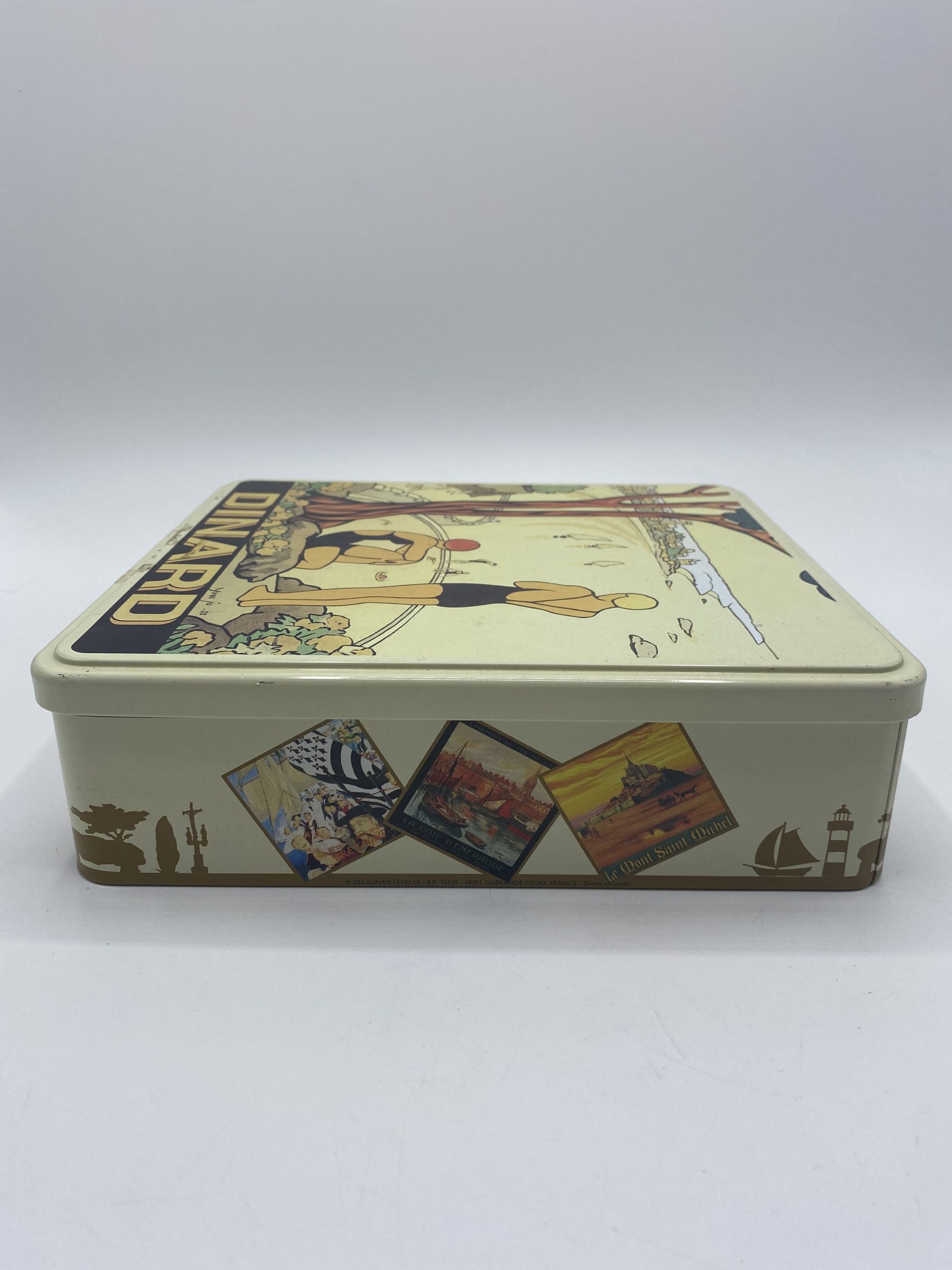 Boite à biscuit en métal vintage Dinard Delauney Léveillé – Image 5
