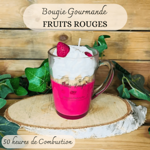 Bougie Gourmande “FRUITS ROUGES”