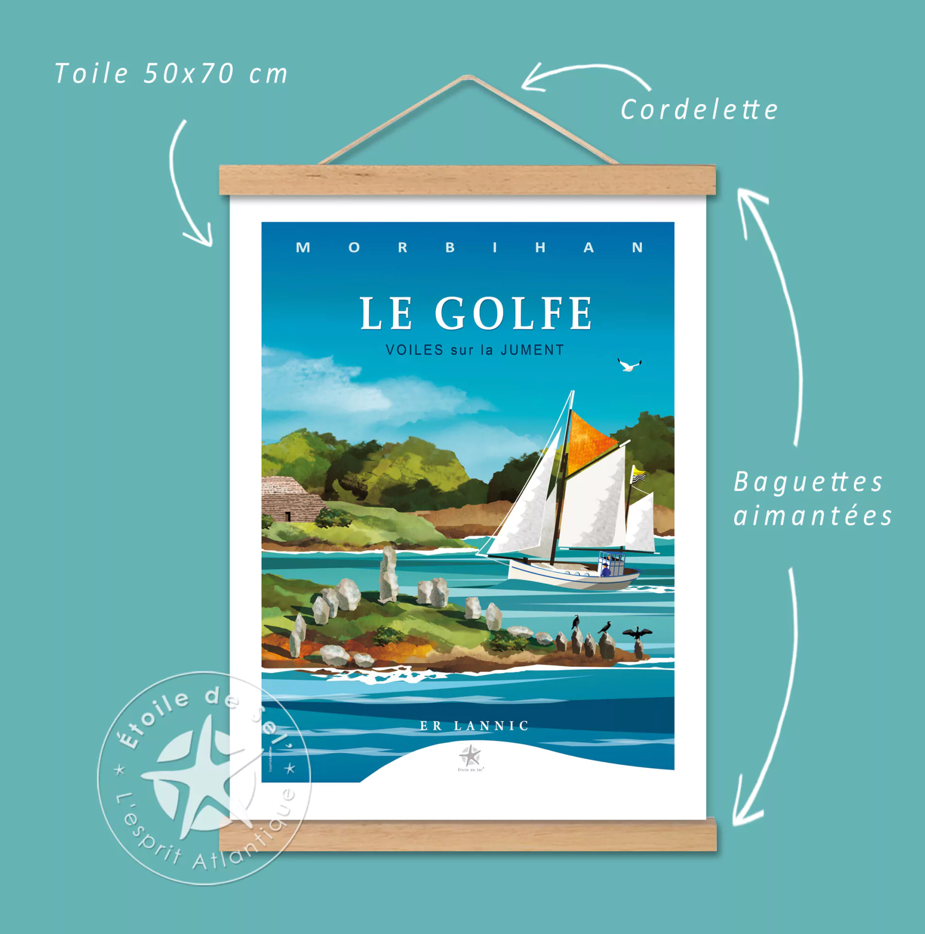 Le Golfe, voiles sur la Jument (affiche) – Image 3