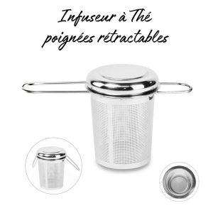 Infuseur à Thé poignées rétractables