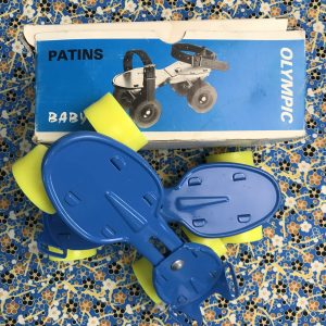 Paire de patin à roulettes Quad « Olympic » vintage