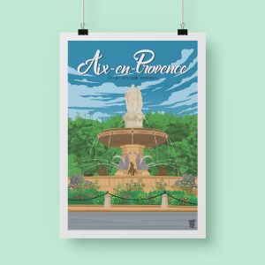 Affiche « Aix-en-Provence »