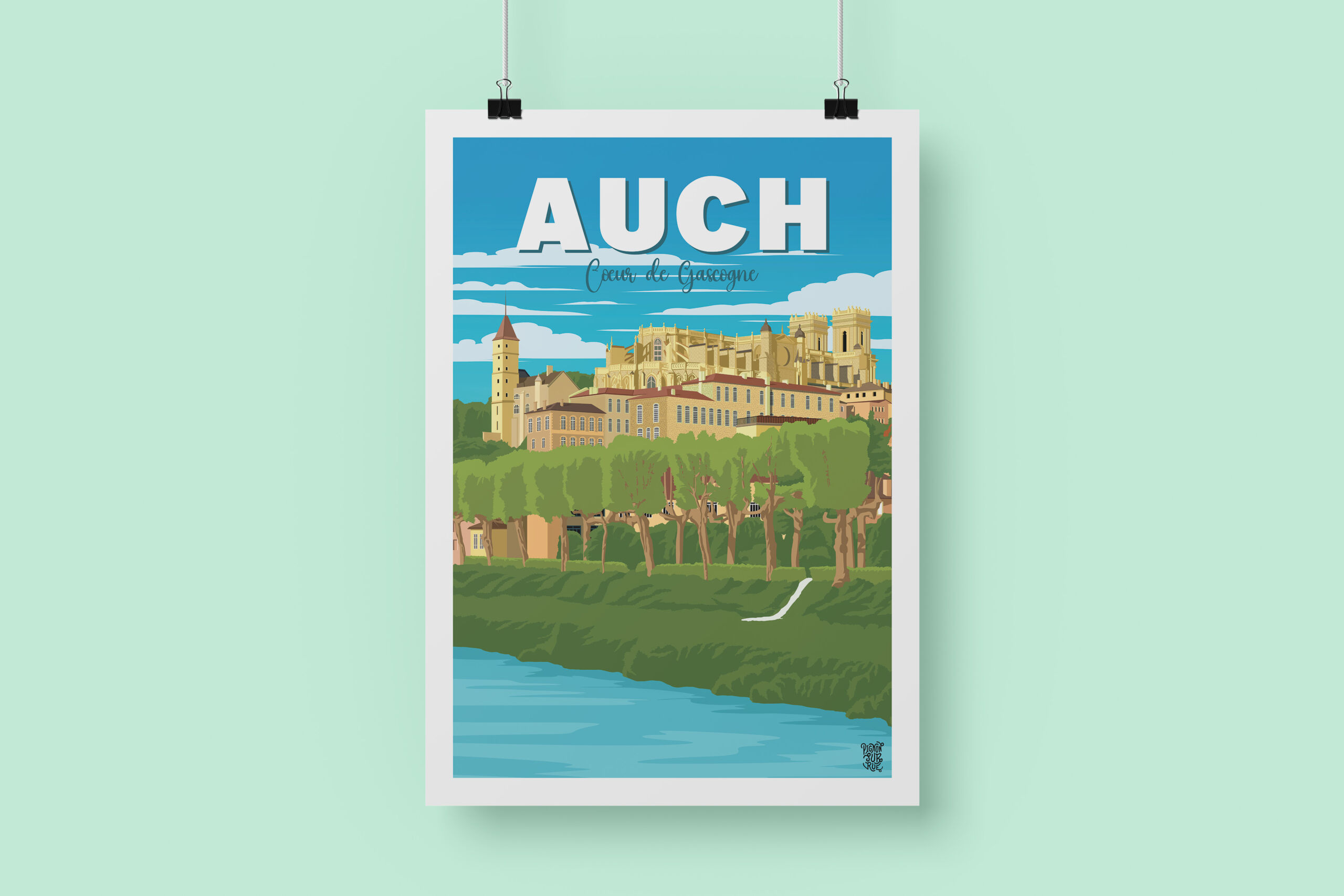Affiche « Auch »
